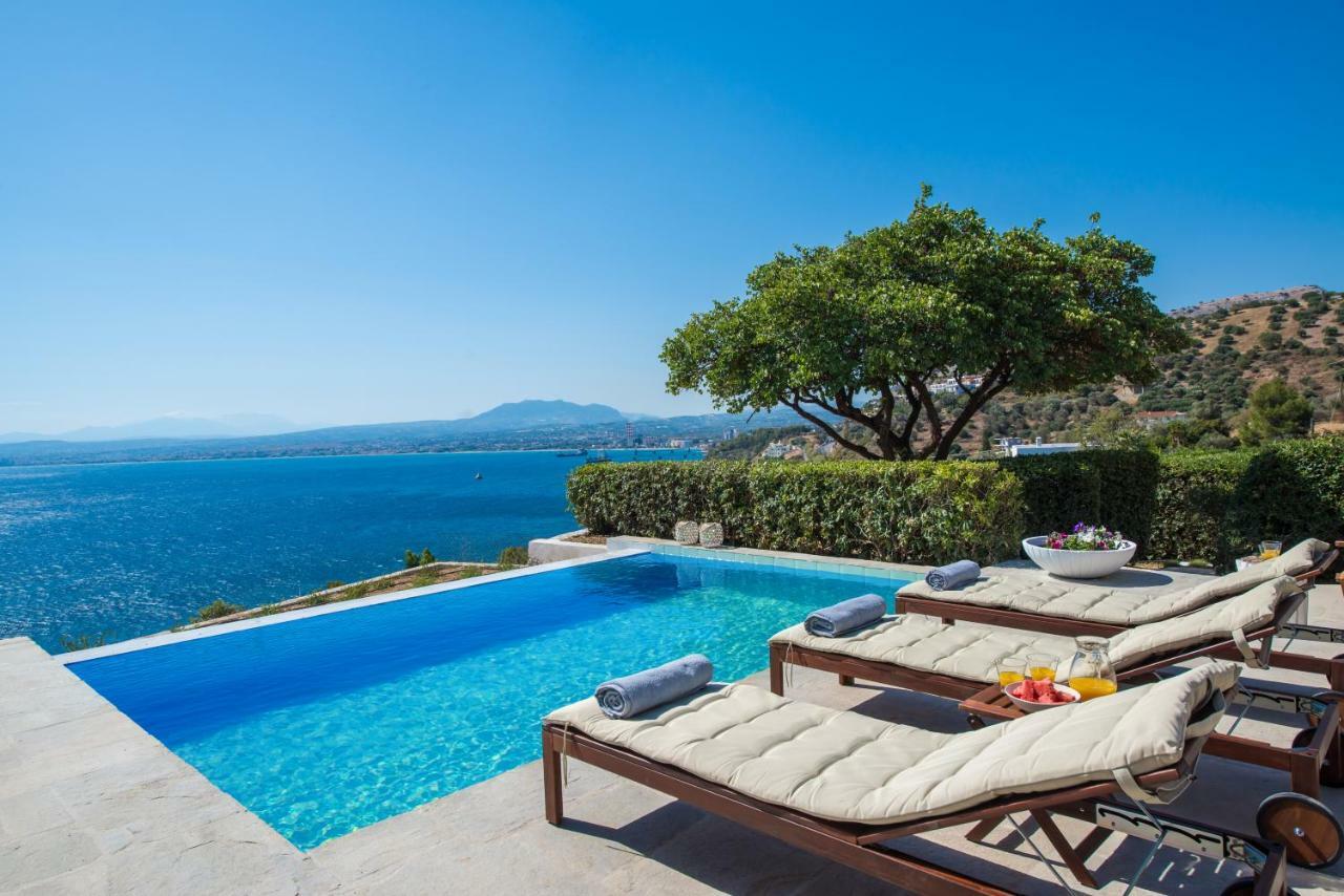 Helidoni Hill Seaview Family Villa Palaiokastro  Экстерьер фото